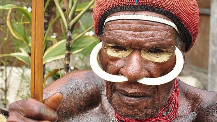 Suku Dani di Papua.