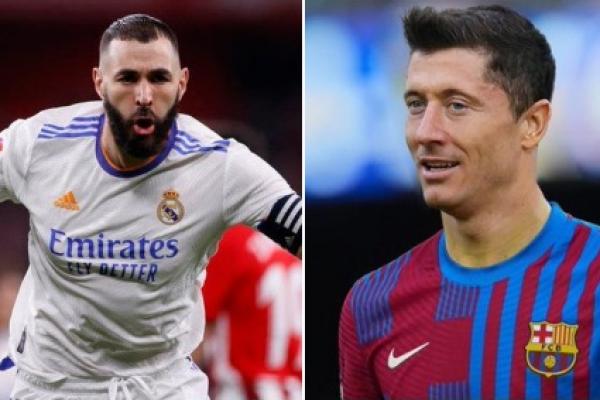 Barcelona vs Real Madrid, Barcelo, Real Madrid, Lewandowski, Benzema, Las Vegas, Tur Pra-Musim 2022, Nevada, Allegiant Stadium, Ancelotti, Xavi Hernandez