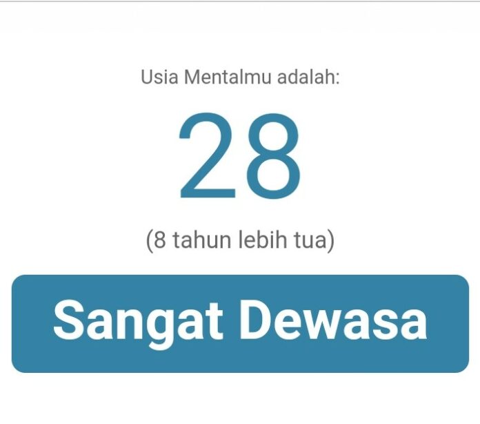 Viral Twiter, Tes Usia Mental, Usia Mental, Usia, Mental, Age Test, Tes Usia Mental Viral Twitter, Link, Cara Main, Link Tes Usia Mental