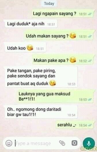 Chat, Chat WA, Chat Lucu, Chat Pacar, Chat Ngakak, Whatsapp, WA, Chat Ngeles, Chat Jahil