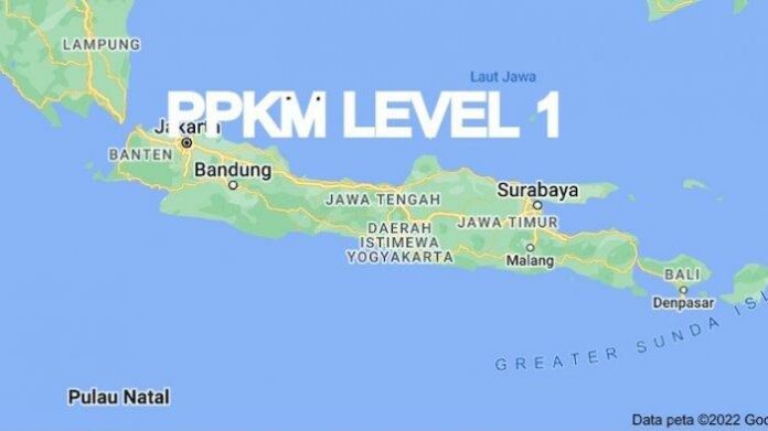 PPKM, PPKM Level 1, Virus Covid, Perpanjang PPKM, PPKM Level, Jawa Bali, Luar Jawa Bali