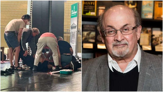 Penyerangan terhadap Salman Rushdie penulis buku 