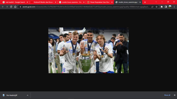 Pesan Perpisahan, Trio Gelandang Madrid, Modric, Kroos, Casemiro, Manchester United, Real Madrid, Pesan Haru