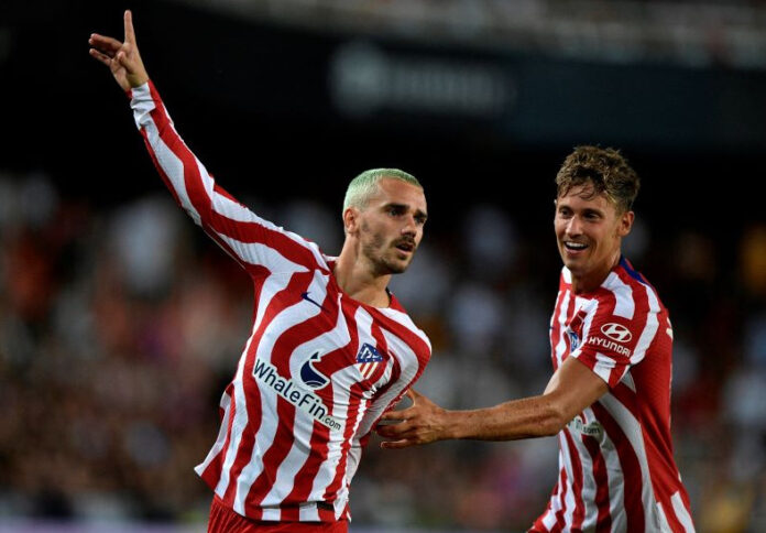 Antoine-Griezmann Valencia vs Atletico Madrid, Valencia, Atletico Madrid, Liga Spanyol, La Liga, Antoine Griezmann, Barcelona