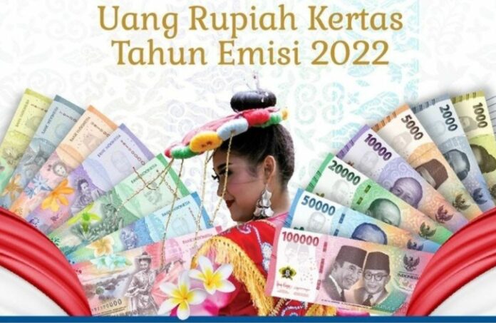 Uang Kertas 18 822 Uang Baru, Uang TE 2022, Rupiah, Uang Rupian, Bi, Bank Indonesia, Uang Kertas, Kertas.