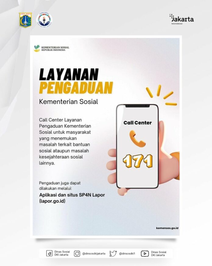 BSU, BLT, PKH, BLT BBM, Bansos, Call Center, 171, Kemensos, Pengaduan Bansos, Usul Bansos