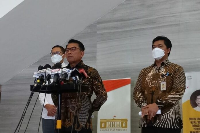 Moeldoko Mengelak Disebut Ingin Begal Partai Demokrat dari AHY Moeldoko, AHY, Partai Demokrat, KLB