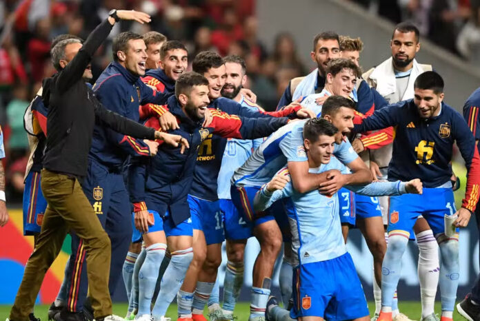 Nations League, Alvaro Morata, Cristiano Ronaldo, Portugal, Spanyol, UEFA Nations League, Hasil Portugal vs Spanyol, Hasil Pertandingan, Berita Bola