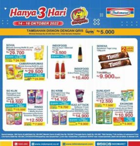Katalog Promo Indomaret 14 - 16 Oktober 2022, Katalog Promo JSM Indomaret, Promo Indomaret, Indomaret Belanja Mudah dan Hemat, Klik Indomaret,