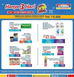 Katalog Promo Indomaret 14 - 16 Oktober 2022, Katalog Promo JSM Indomaret, Promo Indomaret, Indomaret Belanja Mudah dan Hemat, Klik Indomaret,