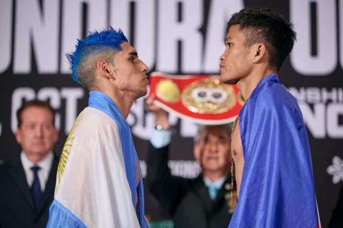 Fernando Martinez dan Jerwin Ancajas