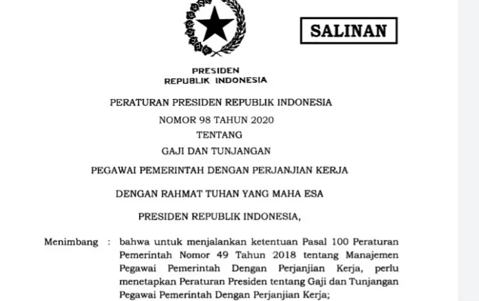 PPPK Guru 2022, PPPK Non Guru 2022, Perpres 98 Tahun 2020, Gaji PPPK Guru, Gaji dan Tunjangan, Gaji dan Tunjangan PPPK