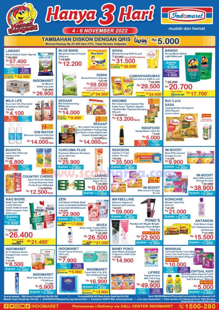 JS Indomaret 4-6 Nov 4 1122 Katalog Promo Indomaret 4 - 6 November 2022, Katalog Promo JSM Indomaret, Promo Indomaret, Indomaret Belanja Mudah dan Hemat, Klik Indomaret,