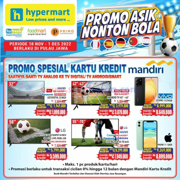Promo JSM Hypermart 18-21 November 2022, Hypermart, Katalog Promo Hypermart, Promo Hypermart, JSM, Promo