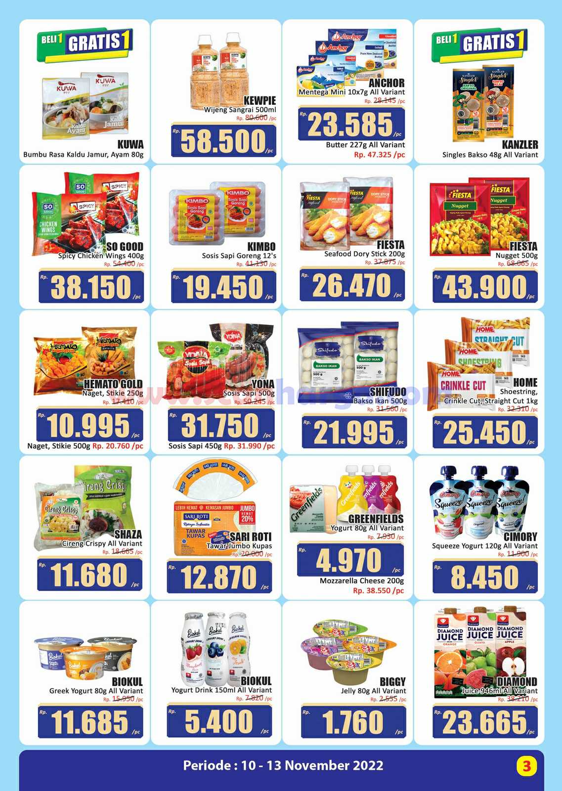 Sekian informasi promo KJSM Hari - Hari Swalayan periode 10-13