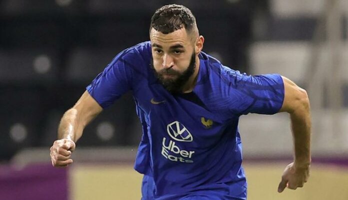 karim-benzema-striker-prancis Karim Benzema, Prancis, Piala Dunia 2022, Piala Dunia, Qatar, Cedera, Berita Piala Dunia