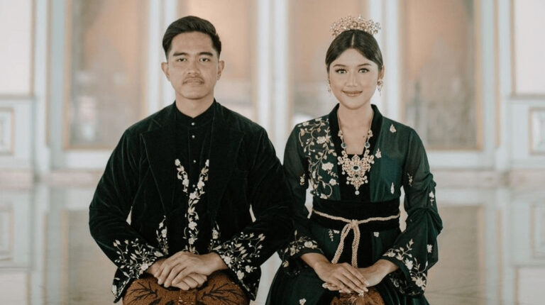 Kaesang Pangarep dan Erina Sofia Gudono menikah