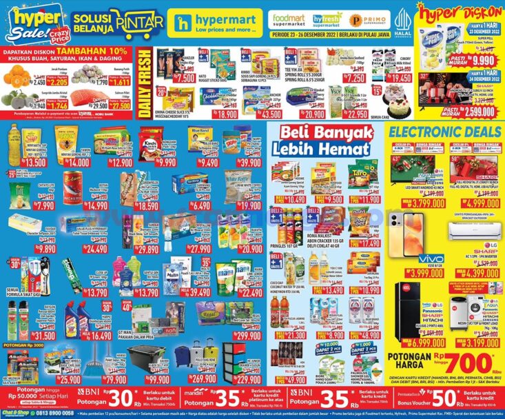 JSM, Hypermart, Katalog Promo JSM 23-25 Desember, Promo JSM