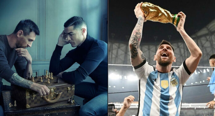 postingan-instagram-messi-dan-ronaldo Postingan, Lionel Messi, Cristiano Ronaldo, Olahraga, Instagrama Media Sosial, Piala Dunia 2022, Juara Piala Dunia 2022, Argentina