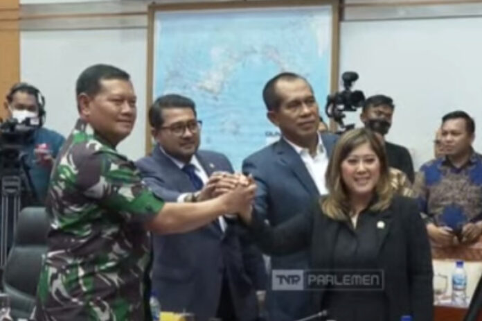 Yudo Margono Komisi I DPR RI Setujui Yudo Margono Menjadi Panglima TNI Gantikan Andika Perkasa.