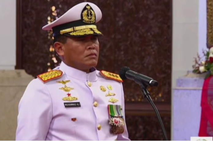 Dilantik Jokowi, KSAL Muhammad Ali Janji Berantas Penyelundupan di Wilayah Laut