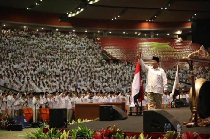 prabowo ramimpnas Prabowo Tunjuk Eks kombatan GAM sebagai Ketua DPD Gerindra Aceh. Foto suasana Rapimnas Gerindra/Twitter