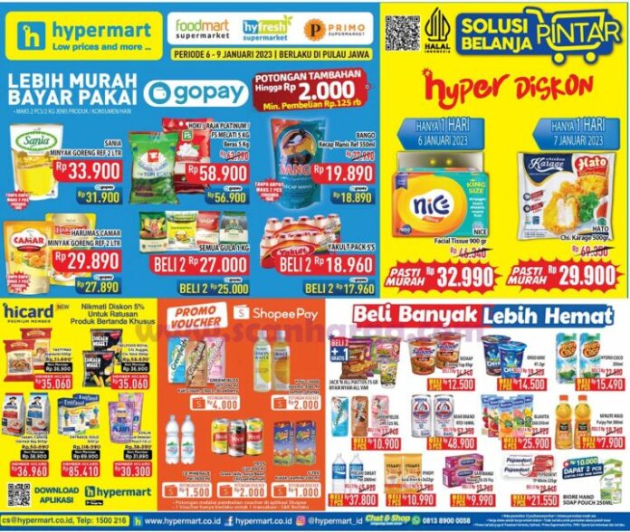 Katalog-Promo-Hypermart-Weekend-Terbaru-6-9-Januari-2023-1 Hypermart, Promo Hypermart Weekend, Katalog Promo Hypermart, Promo JSM Hypermart