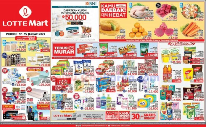 Katalog-Promo-Lottemart-Weekend-Terbaru-12-15-Januari-2023 Katalog Promo Lottemart 12 – 15 Januari 2023, Lottemart, Promo, Belanja, Weekend Promo, Promo JSM, JSM