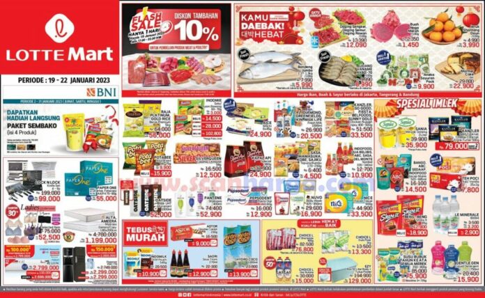 Katalog Promo Lottemart 19 - 22 Januari 2023, Lottemart, Promo, Belanja, Weekend Promo, Promo JSM, JSM