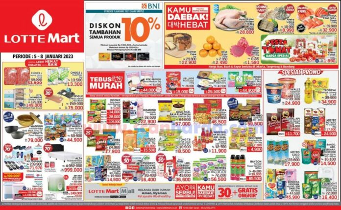 Katalog Promo Lottemart 5-8 Januari 2023, Lottemart, Promo, Belanja, Weekend Promo, Promo JSM, JSM  