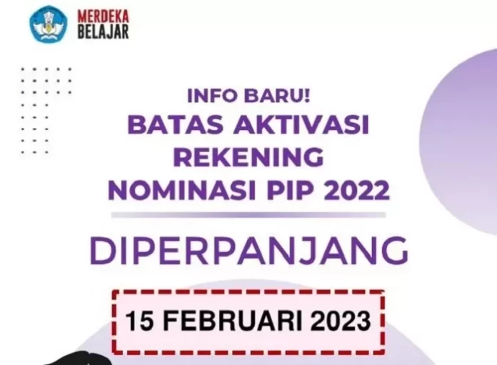 aktivasi-PIP-15 31 0123 PIP, PIP 2023, Aktivasi Rekening PIP, Cara Mendapat PIP, Kemendikbud