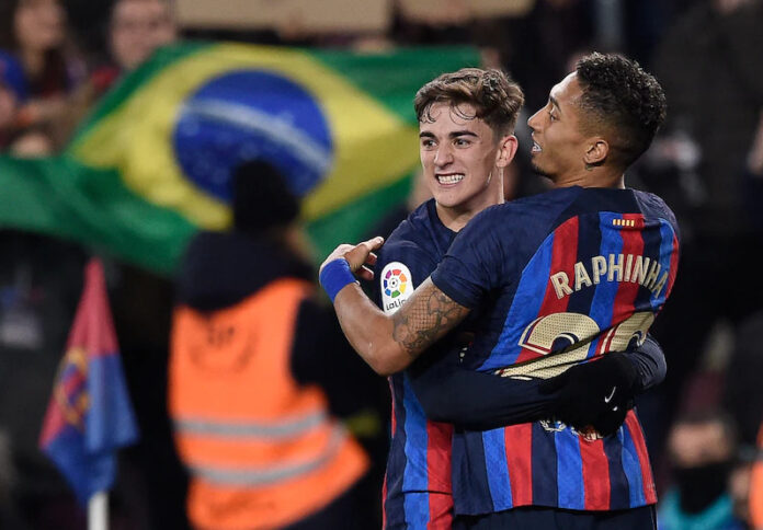 pemain-barcelona-gavi-dan-raphinha Barcelona, La Liga, Real Madrid, Sevilla, Liga Spanyol, Berita Sepak Bola, Barcelona vs Sevilla, Xavi Hernandez