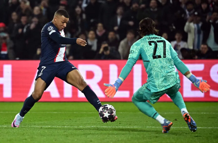 yann-sommer-vs-mbappe Yann Sommer, Bayern Munchen, Liga Champions, UEFA, Paris Saint-Germain, PSG vs Bayern, UCL