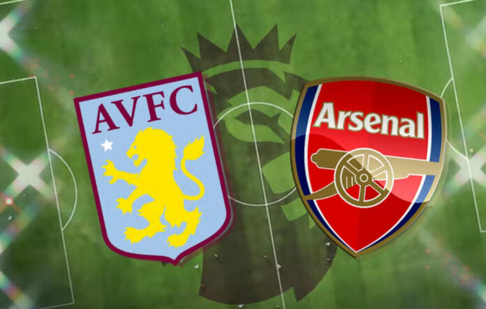 aston-villa-vs-arsenal-liga-inggris Arsenal, Manchester City, Liga Inggris, Aston Villa vs Arsenal, The Gunners, Berita Sepak Bola