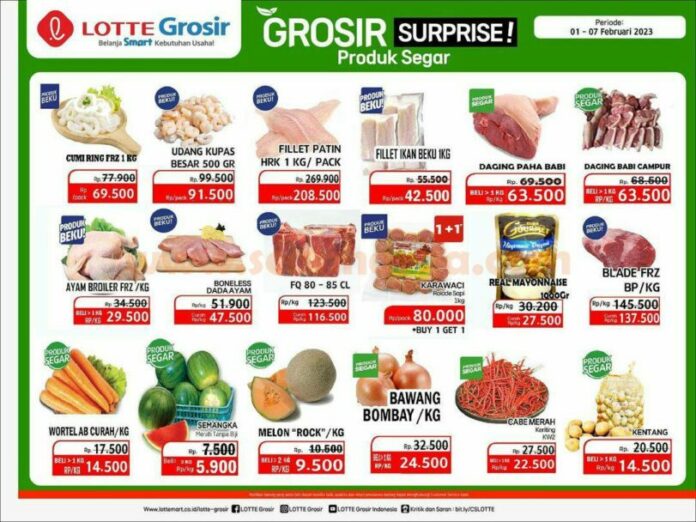 Katalog Promo Lottemart Grosir 2 -5 Februari 2023, Lottemart Grosir, Promo, Belanja, Weekend Promo, Promo JSM, JSM
