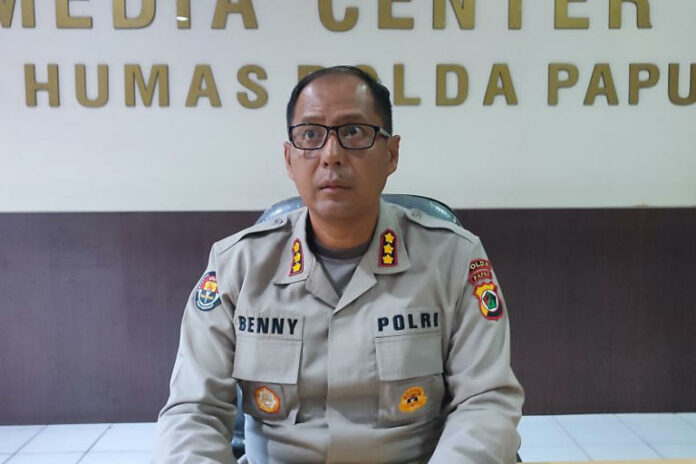 Kabid Humas Polda Papua, Kombes Pol Ignatius Benny Ady Prabowo. Minggu 26 Maret 2023. (Foto: Polda Papua) KKB, Dua Prajurit TNI-Polri Tewas