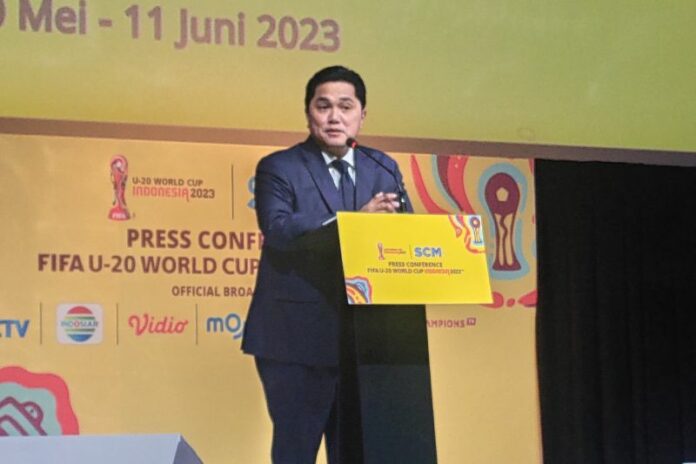 Erick Thohir, Ketua PSSI, Piala Asia U-20 2023