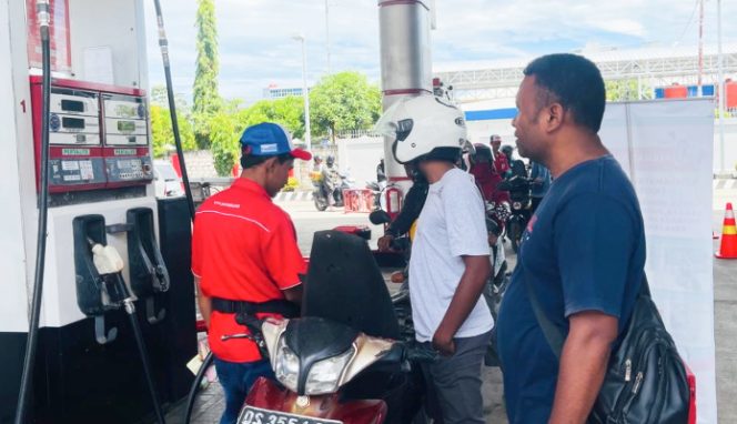 harga BBM, Pertamax Papua, BBM terbaru, Pertalite Papua, SPBU Papua, BBM Juni, Area Manager Communication Relations dan CSR Papua Maluku, Ispiani Abbas, Corporate Secretary Pertamina Patra Niaga, Roberth MV Dumatubun