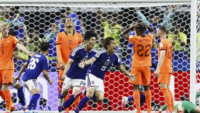 koki-ogawa-1781474423269_169 Belanda Jepang, Samurai Biru, Piala Dunia, Grup F, Gol Kamada, Virgil VanDijk, Keito Nakamura, Arlington Texas, Dallas Stadium, Hasil Imbang, Sepak Bola, Poin Penting, Duel Sengit, Tim Oranye, Piala 2026