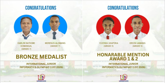 menang Taruna Papua, YPMAK Timika, Olimpiade Informatika, Anak Papua, Prestasi Global