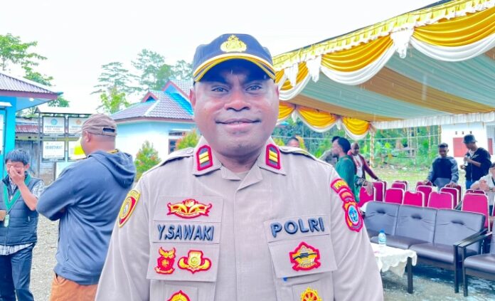 Kapolsek Kwamki Narama Ipda Yusak Sawaki