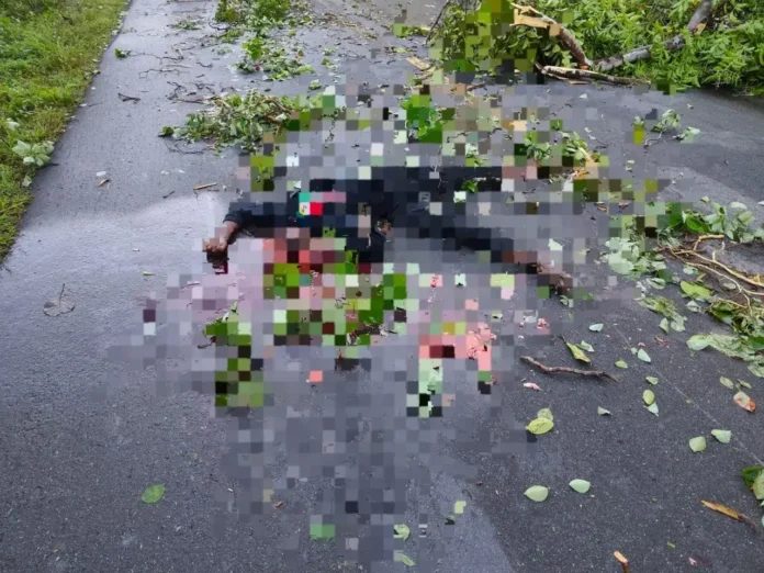 Korban kecelakaan lalulintas di jalan Poros SP 9 Timika kecelakaan Timika, SP 9 Timika, lakalantas Mimika, berita Mimika
