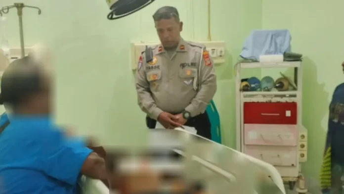 salah satu korban yang menjalani perawatan